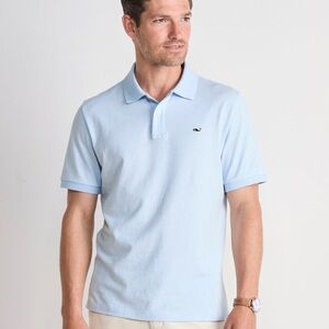 Vineyard Vines Edgartown Pique Polo Shirt in Jake Blue Size Men’s XS (EUC)